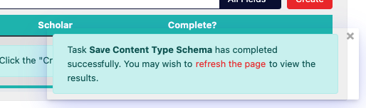 Job Completion Alert